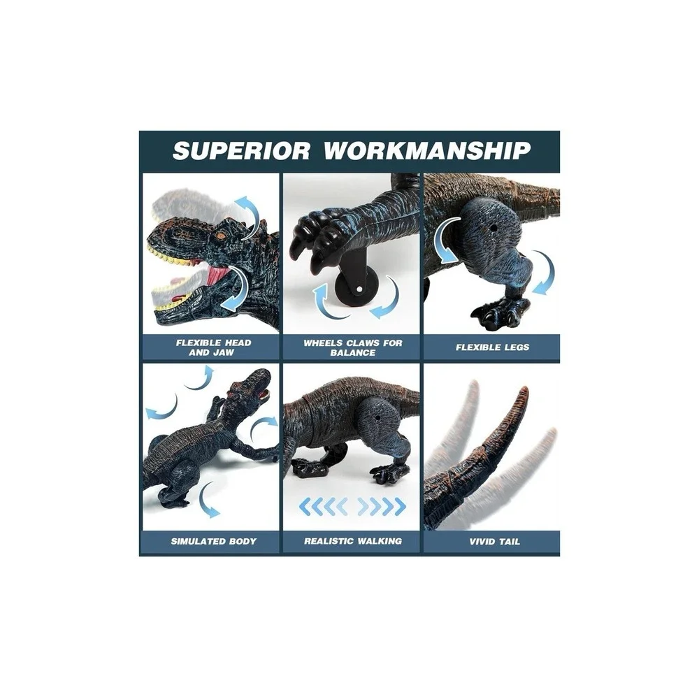 5N29/  Remote Control Dinosaur Toys for Kids 3-5 4-7 8-12 Year Old, Electronic